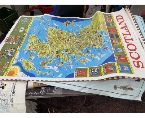 VARIOUS VINTAGE INFORMATION POSTERS 