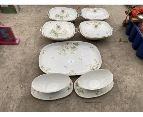 VARIOUS FRANCONIA CERAMIC SAUCE BOATS, TUREENS ETC 