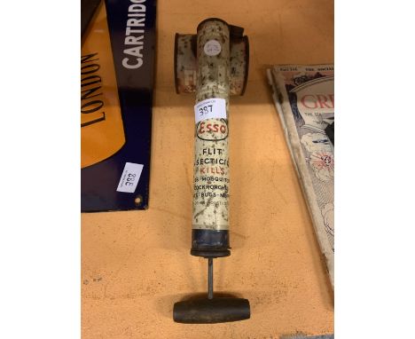 A VINTAGE ESSO FLIT INSECTICIDE KILLS SPRAYER 
