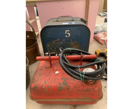 TWO VINTAGE PETROL CANS 