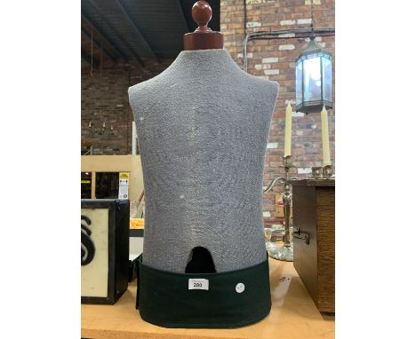 A MALE MANNEQUIN TORSO 