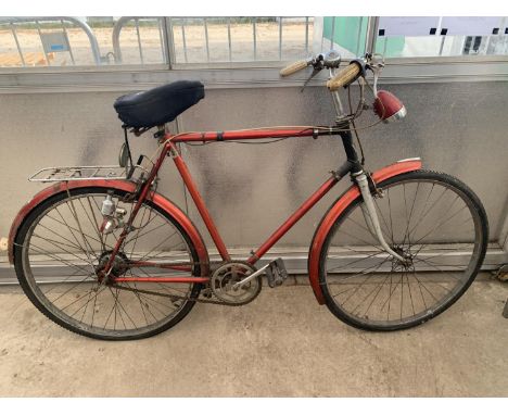 A VINTAGE BICYCLE 