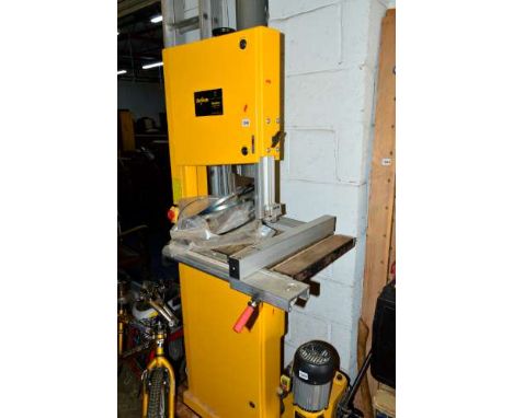 A PERFORM BY AXMINSTER BANDSAW, model CCVBB with grinder, resaw guide and two spare blades