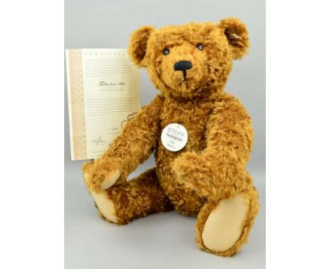 A LARGE BOXED LIMITED EDITION STEIFF 'TEDDY BEAR 1906' No 00793/1906, No 404405, red-brown mohair, fully jointed, height 70cm