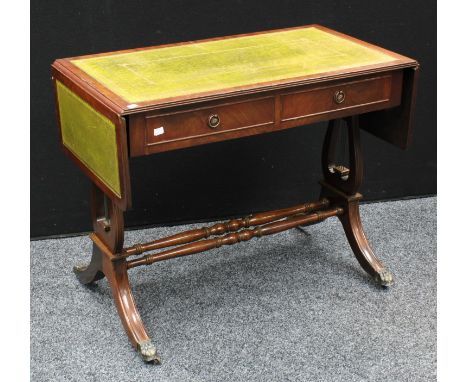 A Regency style mahogany sofa table 