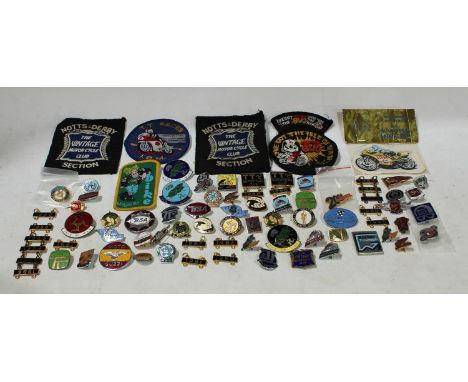 Motorcycling Intertest - a collection of enamel pin badges, mostly Isle of Man TT related (quantity) 