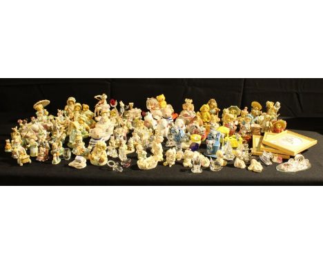 A set of Cherished Teddies, Little Miss Muffet, Jack and Jill, others, certificates; ceramic mice, rabbits and teddy bear fig