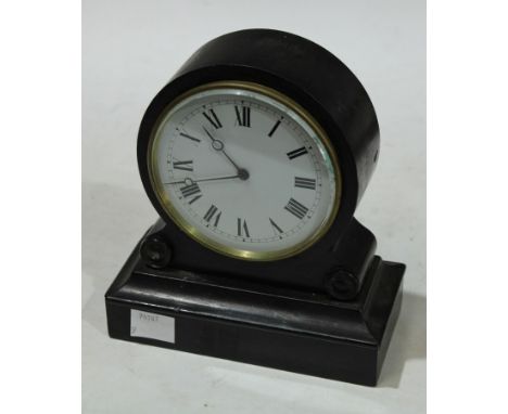 A Victorian ebonised mantel clock, VAP Brevette movement 
