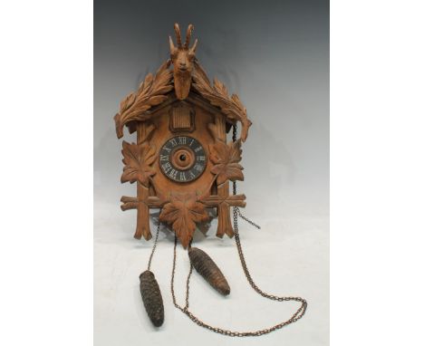 A Black Forest cuckoo clock 