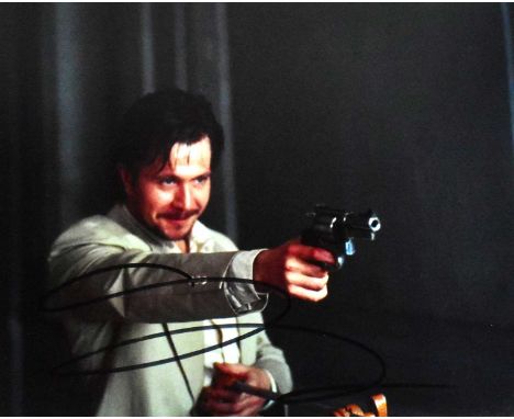 Gary Oldman - Leon (1994) - autographed 8x10" colour photograph from the movie. Signed in black ink to a light area of the im