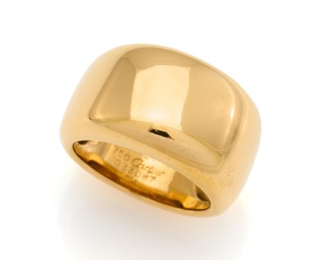 CARTIERNouvelle Vague. Gold-Ring. Herkunft: Frankreich. Datierung: 1997. Material: 750/- Gelbgold, Punze. Gesamtgewicht: ca. 