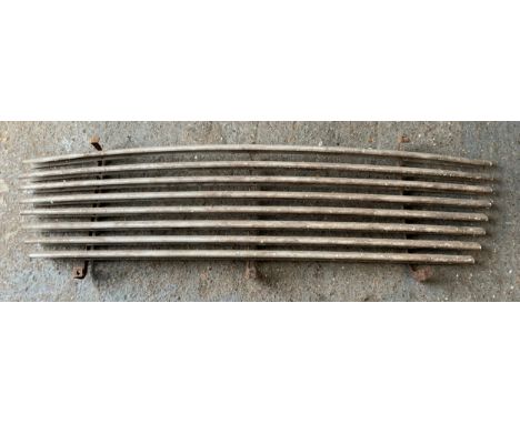Vintage Aluminium Radiator Grill - 90cm at Widest Point 