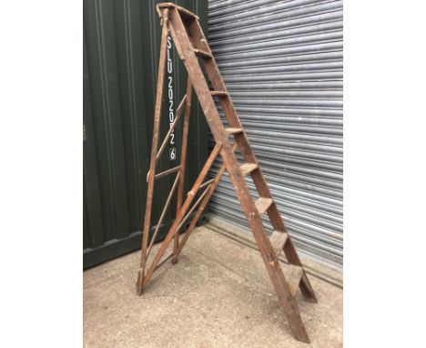 Wooden Folding Ladder 