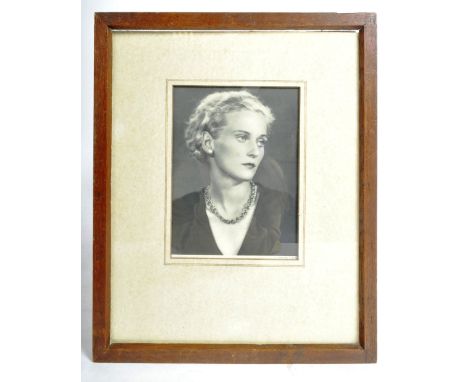 Man Ray (American, 1890 - 1976) - A vintage 20th Century Art Deco female fashion Wanda Hubbell portrait photogravure.&nbsp;To
