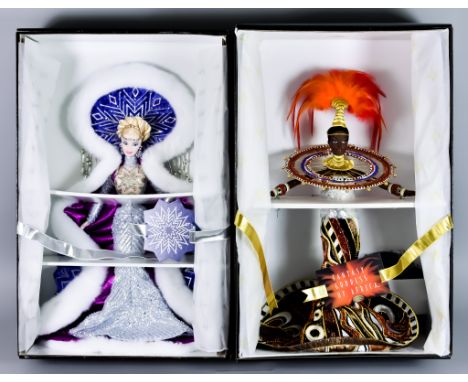 Four Mattel International Beauty Collection Barbie Dolls, designed by Bob Mackie, comprising - Fantasy Goddess of the Amreica