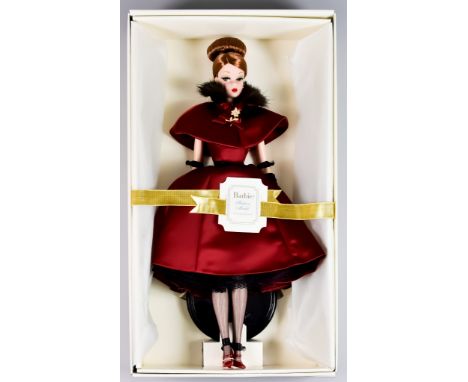 Mattel Barbie Silkstone Doll,&nbsp;fashion model collection, "Ravishing in Rouge", 2001, Serial No. 52741, NRFB