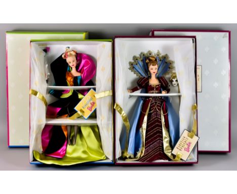 Six Mattel Barbie Dolls, comprising - "Statue of Liberty", 1995,&nbsp;serial No. 14664, "Fan Bingbing", 2013, Serial No. BCP9