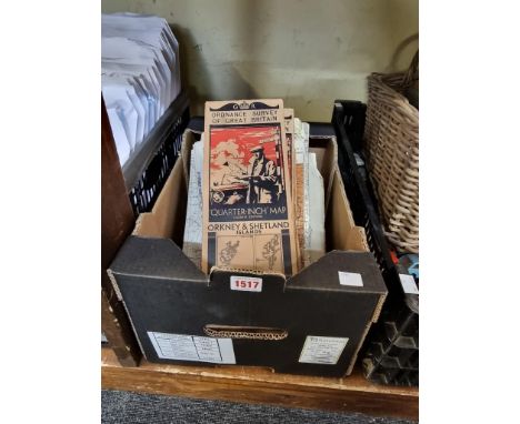 A collection of World War II and other Ordnance Survey maps.&nbsp; 