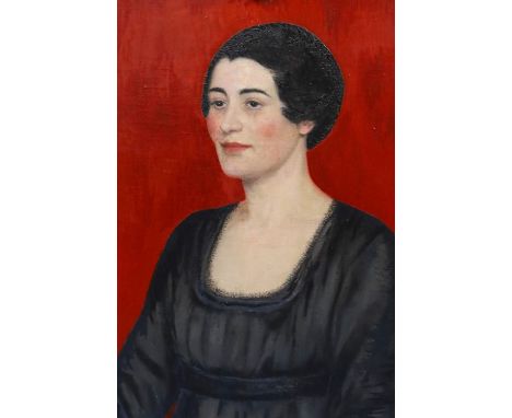 § § Harold Knight R.A. (1874-1961) Portrait of Charlotteoil on canvas48 x 33cm