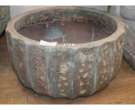 An 'Atlantis' garden planter H.42cm