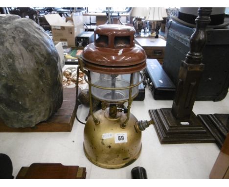 A 1960s tilly lamp