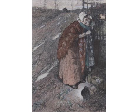 EDMUND DULAC (1882-1953) AMICAL SOUVENIR Signed, inscribed to E B Lintott./ amical souvenir/ Edmund Dulac/ . Dec. 1904 - in t