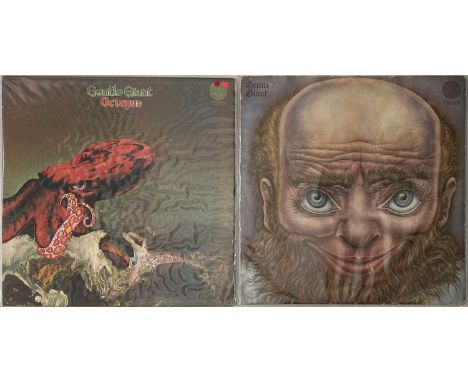 GENTLE GIANT - VERTIGO SWIRL LP PACK. A lovely pack of 2 LPs by Gentle Giant, both original UK pressings on Vertigo. Titles i