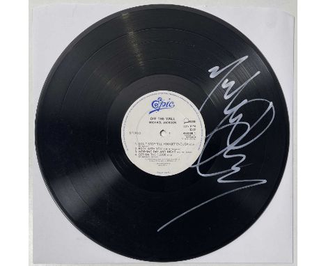 A copy of Michael Jackson - Off The Wall signed to disc itself in marker pen by Michael Jackson. By repute signed by Jackson 