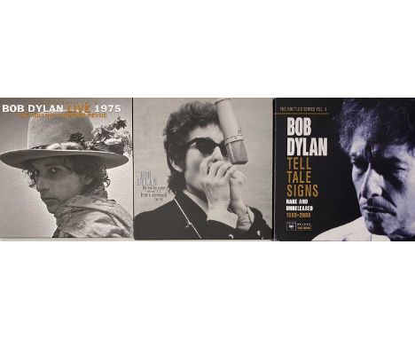 BOB DYLAN - BOOTLEG SERIES LP BOX SETS. Lose yourself in the music of Bob Dylan with this mighty fine collection of 5 x LP bo