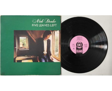 NICK DRAKE - FIVE LEAVES LEFT LP (ORIGINAL UK PRESSING - ISLAND ILPS 9105). A well-presented original UK copy of the beautifu