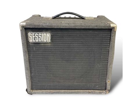 An Axess Electronics Sessionette: 75 guitar amplifier. Powers on.This amp was originally owned by acclaimed multi-instrumenta