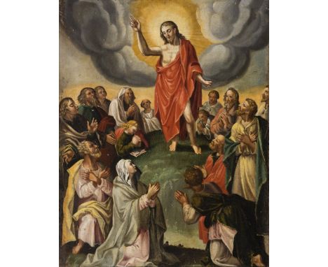   Kirchenmaler des 18./19. Jh.   Christi Auferstehung. Öl/Lwd. 71,5 x 56,5 cm. R          