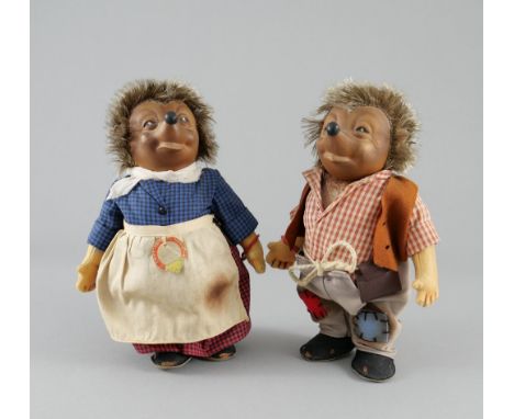   Mecki und Micki   von Steiff. H ca. 27 cm          