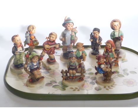 Collection of eleven Hummel figurines