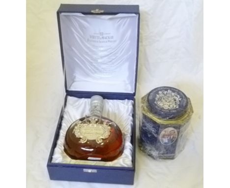WHYTE &amp; MACKAY DE-LUXE 12yr old blended Scotch Whisky commemorating the Royal Wedding of HRH the Prince of Wales and Lady