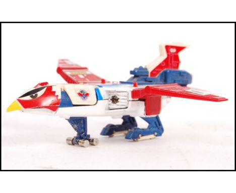 A rare original vintage Popy Gatchaman made PB-73 TV related diecast model Battle of The Planets Godphoenix appearing in very