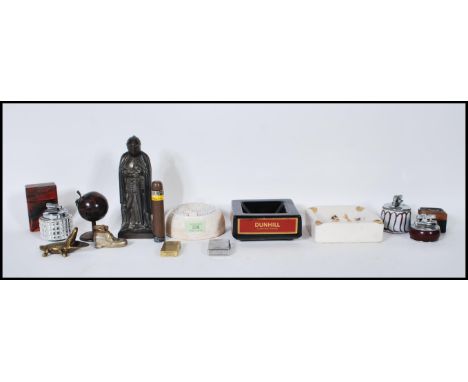 A collection of 20th Century vintage smoking related items to include Carlton Ware Cooke's Tobacco Cigar and Cigarette Compan