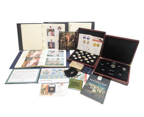 Coins, stamps and commemoratives, including two The Royal Mint United Kingdom 'The 2012 Diamond Jubilee' eight coin sets on c