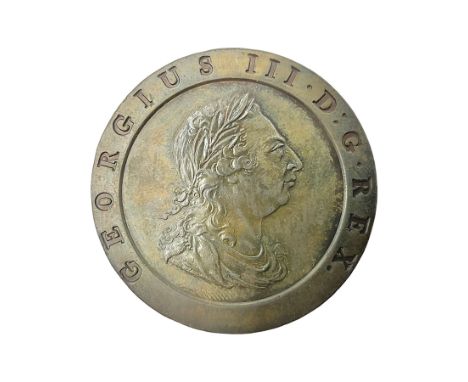 George III 1797 cartwheel twopence coin