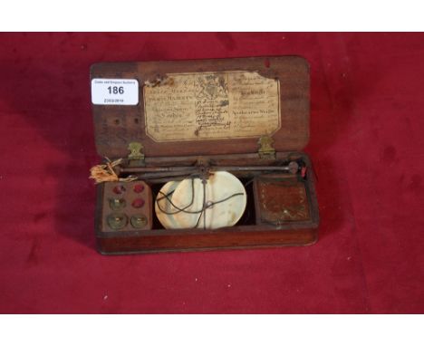A set of small scales by Holt Scale maker of The Haymarket St.James 