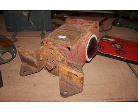 A large cast iron LNER crossing gate assembly 
