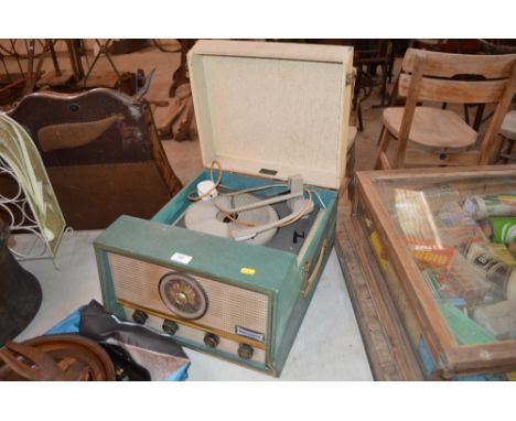 An old Dansette record player