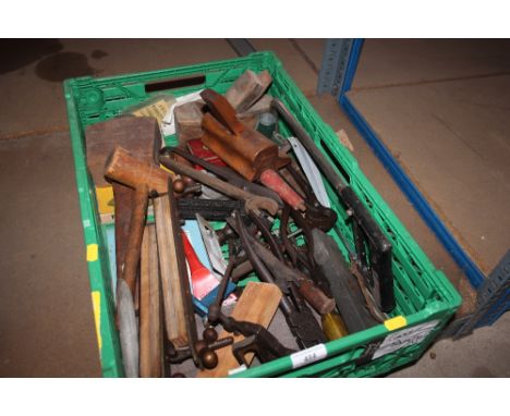 A tray of tools 