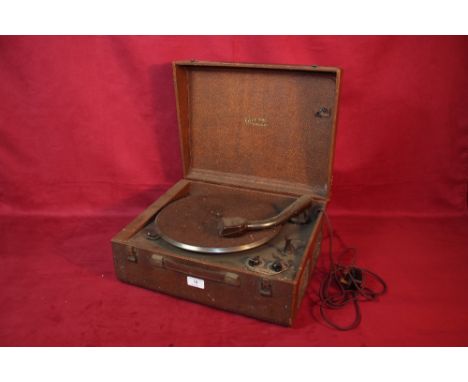 A vintage Collard record player, sold as a collector's item