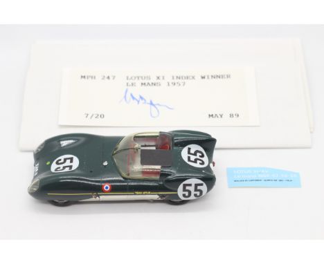 Provence Moulage, MPH Models, Tim Dyke - A boxed Provence Moulage / MPH Models #247 Lotus XI Index Winner Le Mans 1957. The P