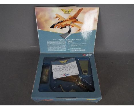 Corgi Aviation Archive - A boxed 1:72 scale limited edition diecast model AA33602 Panavia Tornado GR.1 ZA465 Gulf War (Duxfor