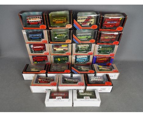 EFE - A collection of 25 x boxed 1:76 scale buses including # 26805 Leyland Duple Coach in Ribble livery, # 24805 Mercedes Be