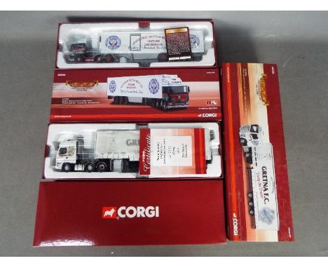 Corgi Hauliers Of Renown - 2 x boxed trucks' # CC15401 Seddon Atkinson Strato fridge trailer in Thomas Gibb livery number 622
