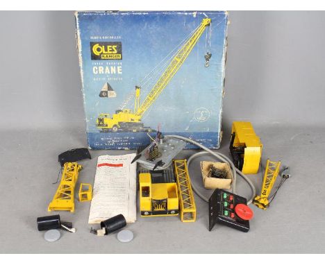 Victory Industries - A boxed vintage remote control 1:28 scale Coles Ranger Truck Mounted Crane Model L3010 made by Victory I