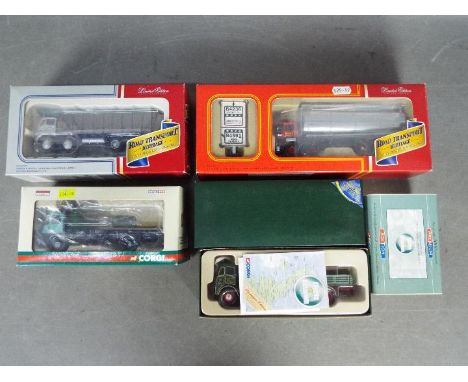 Corgi - A collection of 4 x boxed limited edition trucks in 1:50 scale including # 10103 ERF V 8 wheel dropside in Ken Thomas